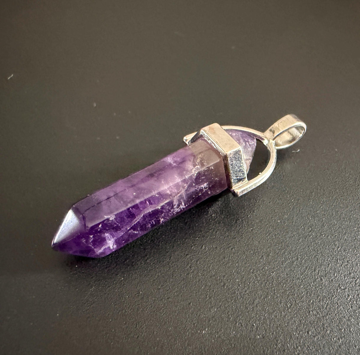 Amethyst Anhänger, Stift / Energiespitze | ST2
