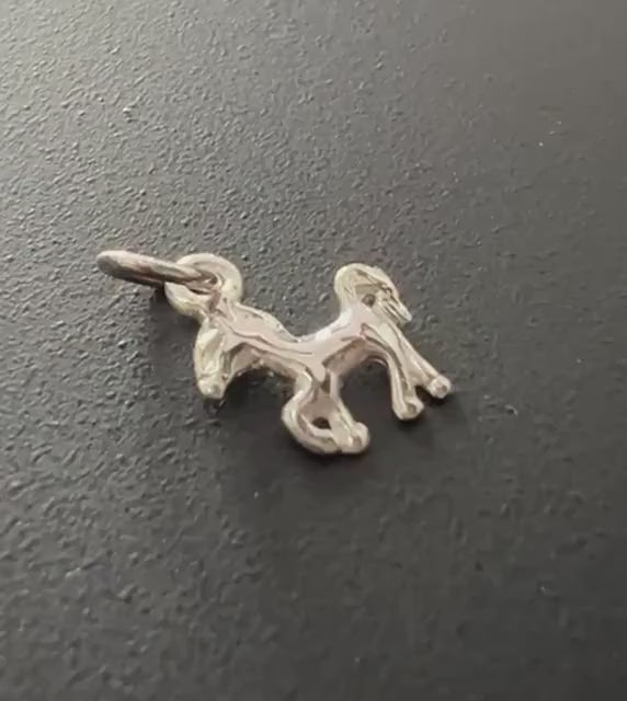 Pferd Anhänger 925-Silber, 10 × 8 mm | T99
