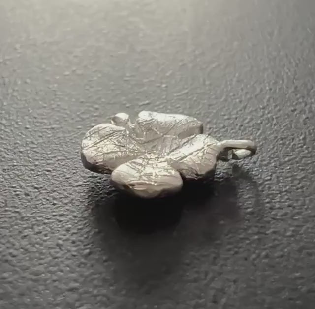 Glücksklee Anhänger 925-Silber, 7,5 mm | T103
