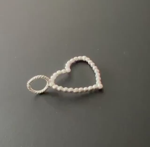 Herz Anhänger 925-Silber, 18 × 20 mm | T88